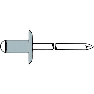 Gesipa K16 Blindniete - Aluminium, 4,8x8mm, Großpackung Gesipa K16 Blindniete - Aluminium, 4,8x8mm, Großpackung