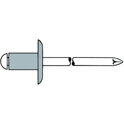 Gesipa K16 Aluminium Blindniete - 4,8x10mm - 250 Stück Gesipa K16 Aluminium Blindniete - 4,8x10mm - 250 Stück