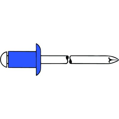 Gesipa - Remache Acero 3,2x12mm Cabeza Plana - Remache Gesipa - Remache Acero 3,2x12mm Cabeza Plana - Remache
