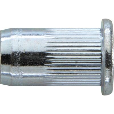 Gesipa M8 Blindnietenmutter - Stahl, Flachkopf, 11mm, 20mm - Blindnietenmutter Gesipa M8 Blindnietenmutter - Stahl, Flachkopf, 11mm, 20mm - Blindnietenmutter