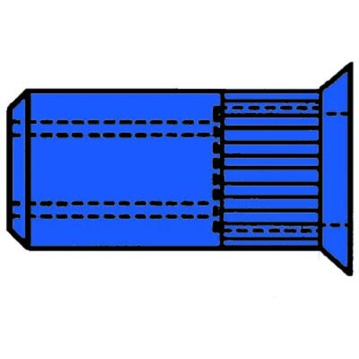 Tuerca cieca Gesipa - Acciaio zincato, M5x13.5 mm, 500 pz Tuerca cieca Gesipa - Acciaio zincato, M5x13.5 mm, 500 pz