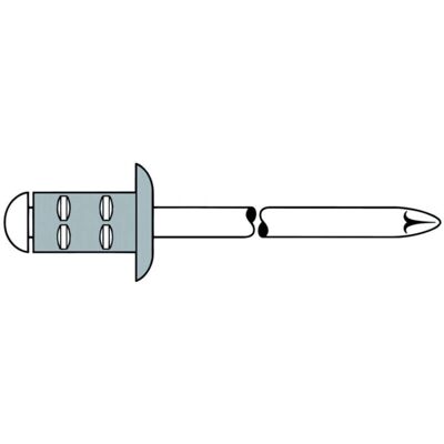 Gesipa Polygrip Blindnitte Aluminium/stål 6,4 X 25 - Blindnitte Gesipa Polygrip Blindnitte Aluminium/stål 6,4 X 25 - Blindnitte