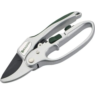 Bulldog BD31303 Premier Ratchet Pruning Shear - Cutting Capacity 20mm Bulldog BD31303 Premier Ratchet Pruning Shear - Cutting Capacity 20mm