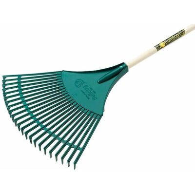 Bulldog BPR Plastic Leaf Rake Ash Shaft - Leaf Rake Bulldog BPR Plastic Leaf Rake Ash Shaft - Leaf Rake