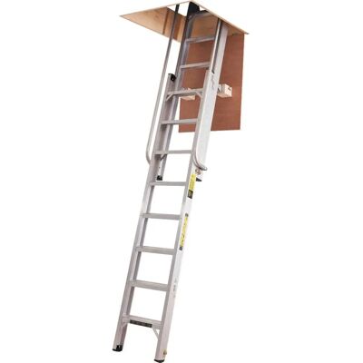 Youngman Werner Deluxe Loft Ladder - 3.2m - Sliding, Two-Section Youngman Werner Deluxe Loft Ladder - 3.2m - Sliding, Two-Section