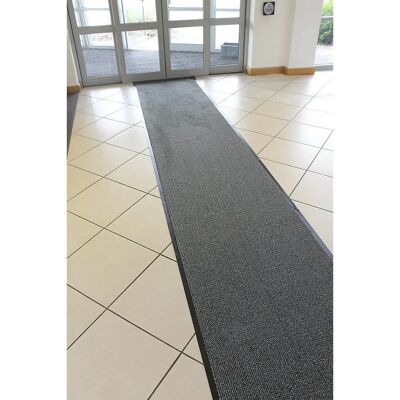 Kaiserkraft Innenbereich Eingangsmatte - 1200mm Breite - Schwarz / Blau - Fußmatte Kaiserkraft Innenbereich Eingangsmatte - 1200mm Breite - Schwarz / Blau - Fußmatte