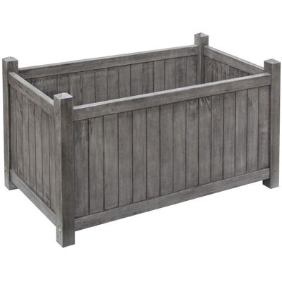 Rowlinson Alderley Grey Rectangular Planter - Outdoor Garden Decor Rowlinson Alderley Grey Rectangular Planter - Outdoor Garden Decor