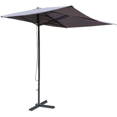 Rowlinson Prestbury Half Parasol - Small Garden UV Shade Rowlinson Prestbury Half Parasol - Small Garden UV Shade