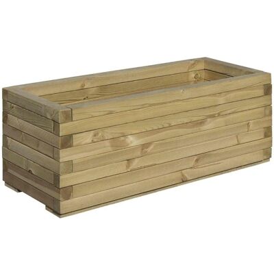 Rowlinson Rectangular Patio Planter - Planter Rowlinson Rectangular Patio Planter - Planter