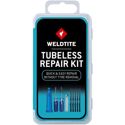 Weldtite Tubeless Reparationssæt - Blå/Red - Puncture Repair - Tubeless Dæk Reparation Weldtite Tubeless Reparationssæt - Blå/Red - Puncture Repair - Tubeless Dæk Reparation