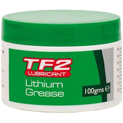 Weldtite Merk TF2 Lithium Vet - 100g - Smeermiddel voor fiets Weldtite Merk TF2 Lithium Vet - 100g - Smeermiddel voor fiets