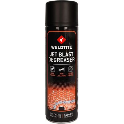 Weldtite Jet Blast Degreaser - 500ml Black - Cleaning Products Weldtite Jet Blast Degreaser - 500ml Black - Cleaning Products