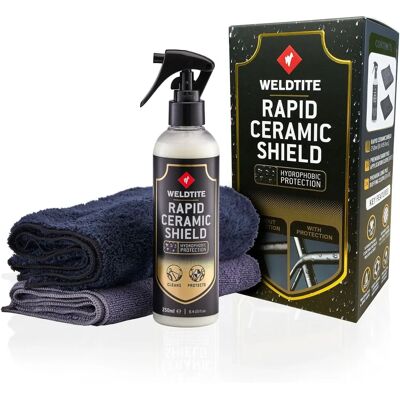 Weldtite Weldtite Rapid Ceramic Shield Kit - Svart/Guld - Cykelskydd Weldtite Weldtite Rapid Ceramic Shield Kit - Svart/Guld - Cykelskydd