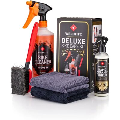 Weldtite Cykelvårdsset - Svart/Guld - 5-i-1 Bike Care Kit Weldtite Cykelvårdsset - Svart/Guld - 5-i-1 Bike Care Kit
