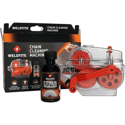 Weldtite Kedjesaneringsmaskin - Djup Renovering & 75ml Avfettningsmedel Weldtite Kedjesaneringsmaskin - Djup Renovering & 75ml Avfettningsmedel