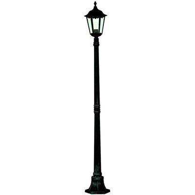 Searchlight Alex 1 Licht Außenlampenpfosten Schwarz - Außenlampenpfosten Searchlight Alex 1 Licht Außenlampenpfosten Schwarz - Außenlampenpfosten