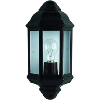Lampada da Parete Esterna Searchlight - Nera IP44 E27 36cm Lampada da Parete Esterna Searchlight - Nera IP44 E27 36cm