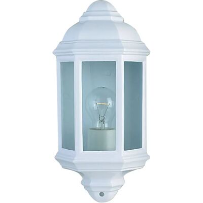 Searchlight Lighting Searchlight Outdoor - 1 Light Outdoor Flush Lantern Light White IP44 - Outdoor Wall Lantern Searchlight Lighting Searchlight Outdoor - 1 Light Outdoor Flush Lantern Light White IP44 - Outdoor Wall Lantern