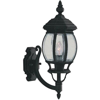 Searchlight Bel Aire Außenwandleuchte - Schwarz - IP44 - E27 Searchlight Bel Aire Außenwandleuchte - Schwarz - IP44 - E27