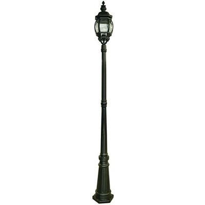 Palo luce esterno Searchlight Bel Aire 1 Luce nero IP44 Palo luce esterno Searchlight Bel Aire 1 Luce nero IP44