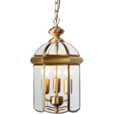 Searchlight Antik Messing 3-Licht Deckenlaterne - E14 Searchlight Antik Messing 3-Licht Deckenlaterne - E14