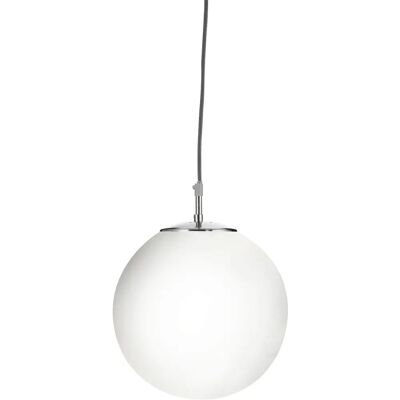 Searchlight Atom 1 Luce Globale Sospensione Soffitto Satin Argento - Sospensione Searchlight Atom 1 Luce Globale Sospensione Soffitto Satin Argento - Sospensione