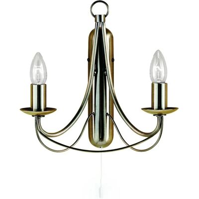 Searchlight Maypole 2 Luci Candelabro - Lampada Parete/Soffitto Searchlight Maypole 2 Luci Candelabro - Lampada Parete/Soffitto