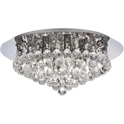 Lampada a Soffitto Cristallo Hanna 6 Luci - Chrome G9 Lampada a Soffitto Cristallo Hanna 6 Luci - Chrome G9