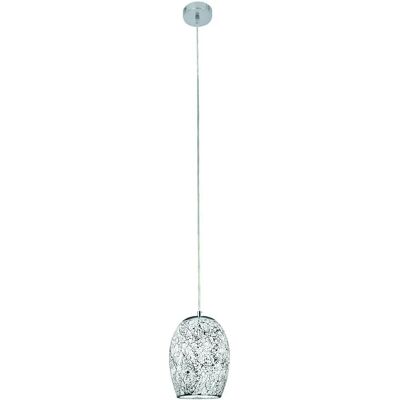Pendente da Soffitto Crackle - Vetro Mosaico Bianco, 1 Luce Pendente da Soffitto Crackle - Vetro Mosaico Bianco, 1 Luce
