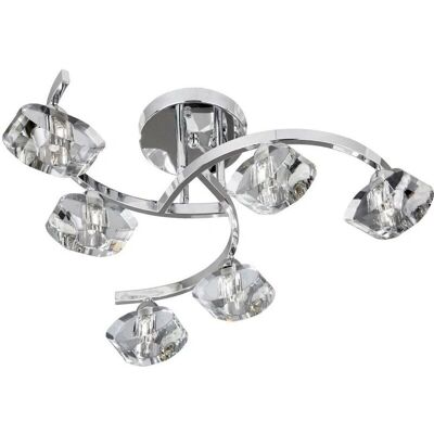 Lampadario Searchlight Ice Scultoreo - Lampadario Lampadario Searchlight Ice Scultoreo - Lampadario