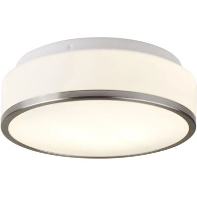 Searchlight Discs 28cm Satin Silver Lampada da Soffitto per Bagno Searchlight Discs 28cm Satin Silver Lampada da Soffitto per Bagno