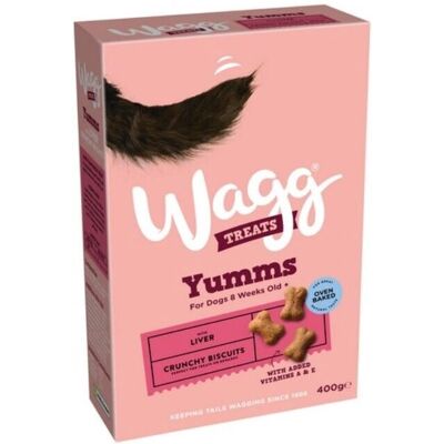 Wagg - Yumms - Liver - Pack of 5 - Dog Biscuits Wagg - Yumms - Liver - Pack of 5 - Dog Biscuits