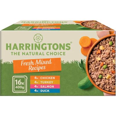 Harringtons Adult Grain Free Dog Food - Mixed Recipes 16 x 400g Harringtons Adult Grain Free Dog Food - Mixed Recipes 16 x 400g