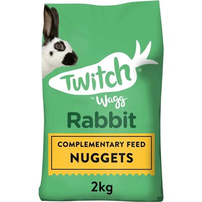 Wagg - Twitch Rabbit Food 2kg - Pack of 4 - Rabbit food Wagg - Twitch Rabbit Food 2kg - Pack of 4 - Rabbit food