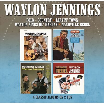 Waylon Jennings Folk-country - 4 Albums on 2CDs Waylon Jennings Folk-country - 4 Albums on 2CDs