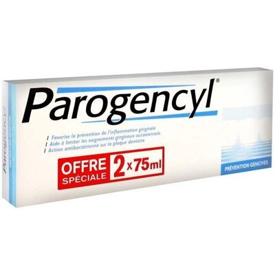 Parogencyl Modèle Menthe - Dentifrice pour la protection des gencives - Publicité Parogencyl Modèle Menthe - Dentifrice pour la protection des gencives - Publicité