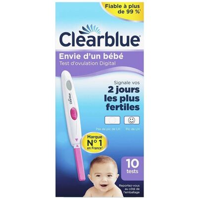 Clearblue Digital Ovulationstest - 10 Einheiten Clearblue Digital Ovulationstest - 10 Einheiten