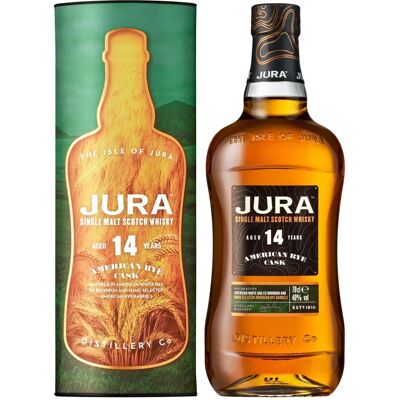 Jura 14 Years Old American Rye Cask Single Malt Scotch Whisky 0.7l 40% Jura 14 Years Old American Rye Cask Single Malt Scotch Whisky 0.7l 40%