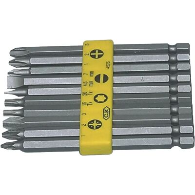 CK Tools T4525 Schroevendraaierbits Set - Hoge Prestaties CK Tools T4525 Schroevendraaierbits Set - Hoge Prestaties