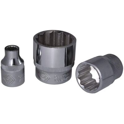 Clé à douille extérieure 12 pans 24 mm T4690M 24 - CK Tools - Publicité Clé à douille extérieure 12 pans 24 mm T4690M 24 - CK Tools - Publicité