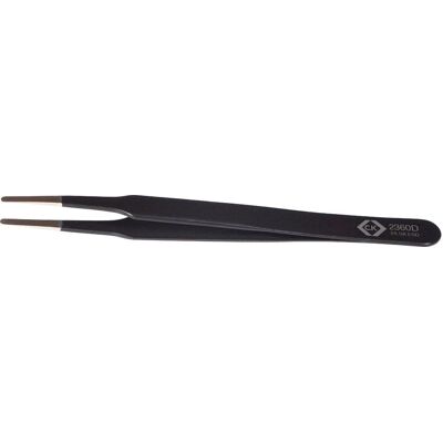 CK T2360D ESD Präzision Pinzette - Pinzette, 120mm, Schwarz, Feine Runde Spitzen CK T2360D ESD Präzision Pinzette - Pinzette, 120mm, Schwarz, Feine Runde Spitzen