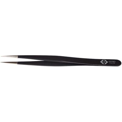 Pinzetta di Precisione C.K T2379D - ESD, 120mm, Punte Sottili Pinzetta di Precisione C.K T2379D - ESD, 120mm, Punte Sottili