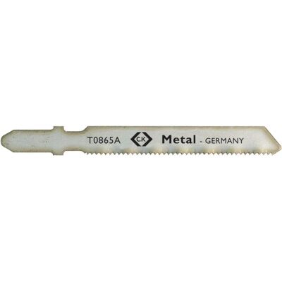 C.K Tools T0865A Lames de scie sauteuse en acier HS - 75mm, 1,5-3mm C.K Tools T0865A Lames de scie sauteuse en acier HS - 75mm, 1,5-3mm