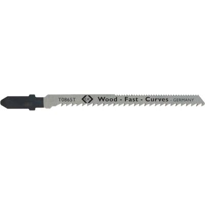 C.K Tools T0865T Chrome Vanadium Jigsaw Blades for Wood - 5 pcs C.K Tools T0865T Chrome Vanadium Jigsaw Blades for Wood - 5 pcs
