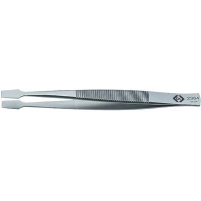 CK Pinzette Edelstahl, 105 mm, Becco quadrato/spatola CK Pinzette Edelstahl, 105 mm, Becco quadrato/spatola