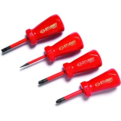 CK Tools CK T48349 Stubby VDE Slim Screwdriver Set - Screwdriver Set CK Tools CK T48349 Stubby VDE Slim Screwdriver Set - Screwdriver Set