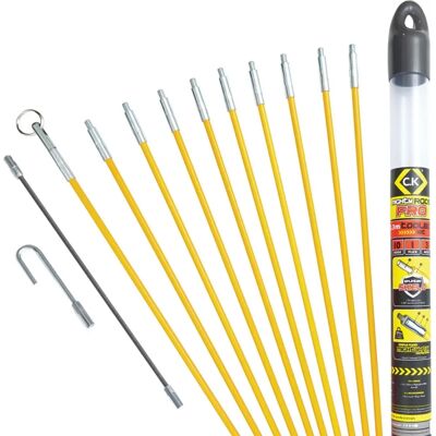 CK Tools T5419 MightyRod PRO Werkzeugkasten Kabel Stab Set CK Tools T5419 MightyRod PRO Werkzeugkasten Kabel Stab Set
