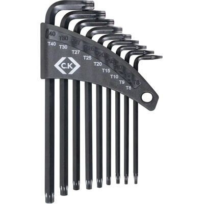 Set di chiavi esagonali CK Tools T4409 - Sicurezza, 9 pezzi Set di chiavi esagonali CK Tools T4409 - Sicurezza, 9 pezzi