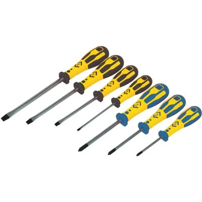 CK Tools T49163D Sæt med 7 skruetrækkere - Flad og Pozidriv CK Tools T49163D Sæt med 7 skruetrækkere - Flad og Pozidriv