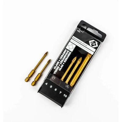 CK Tools T3059 Glas/Keramik-Bohrersatz - Bohrer für Glas und Keramik CK Tools T3059 Glas/Keramik-Bohrersatz - Bohrer für Glas und Keramik